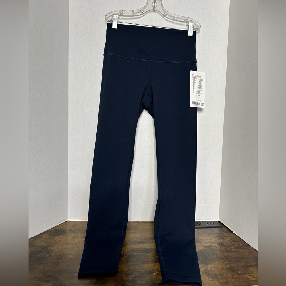 Lululemon Leggings Wunder Train HR Tight 28” Size 8 True Navy NWT